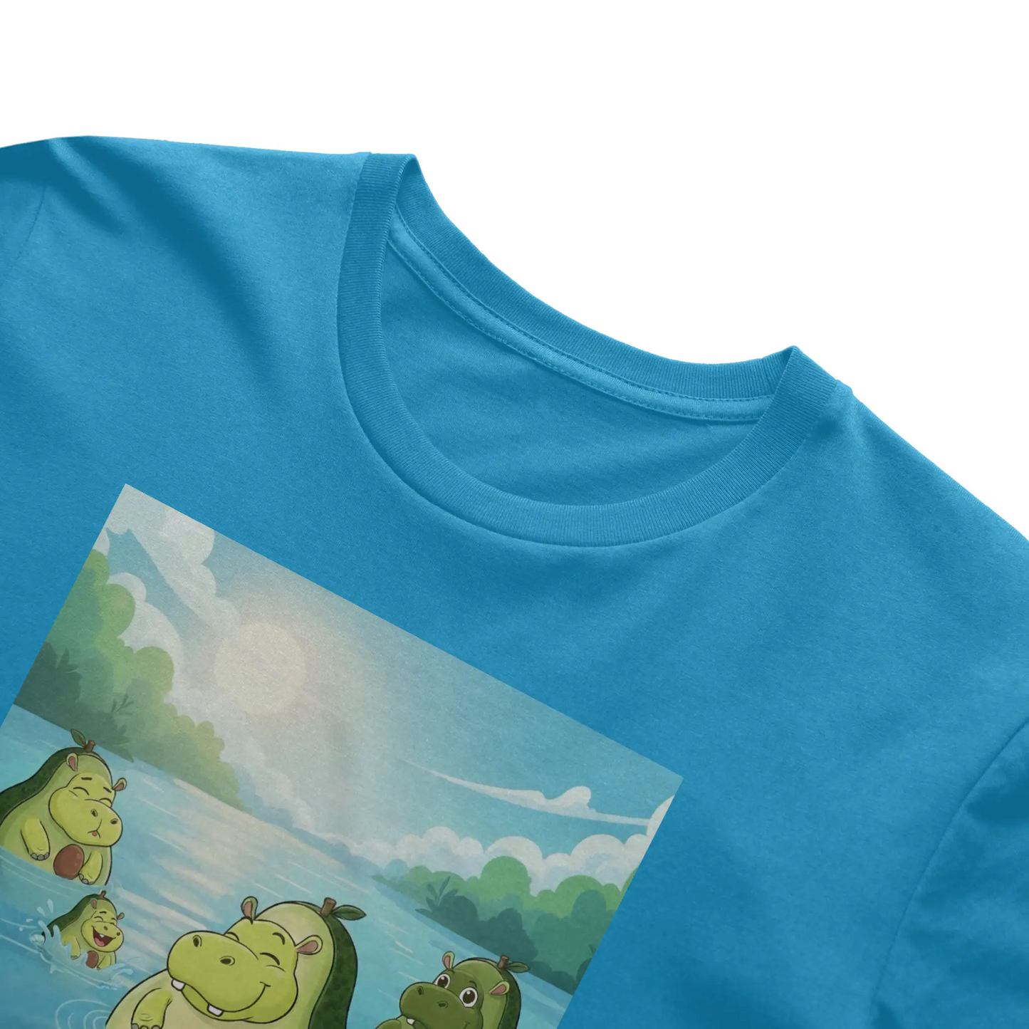 Snackimals Avocado Hippo Splash Tee - Float fresh, live ripe.