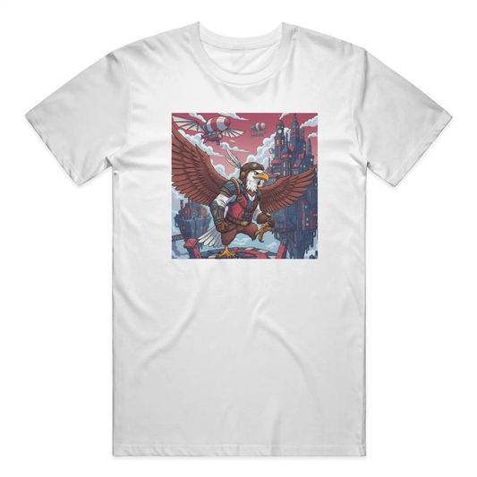 Steampunk Sky Captain Eagle - Wings up. Gears out. Sky’s yours.