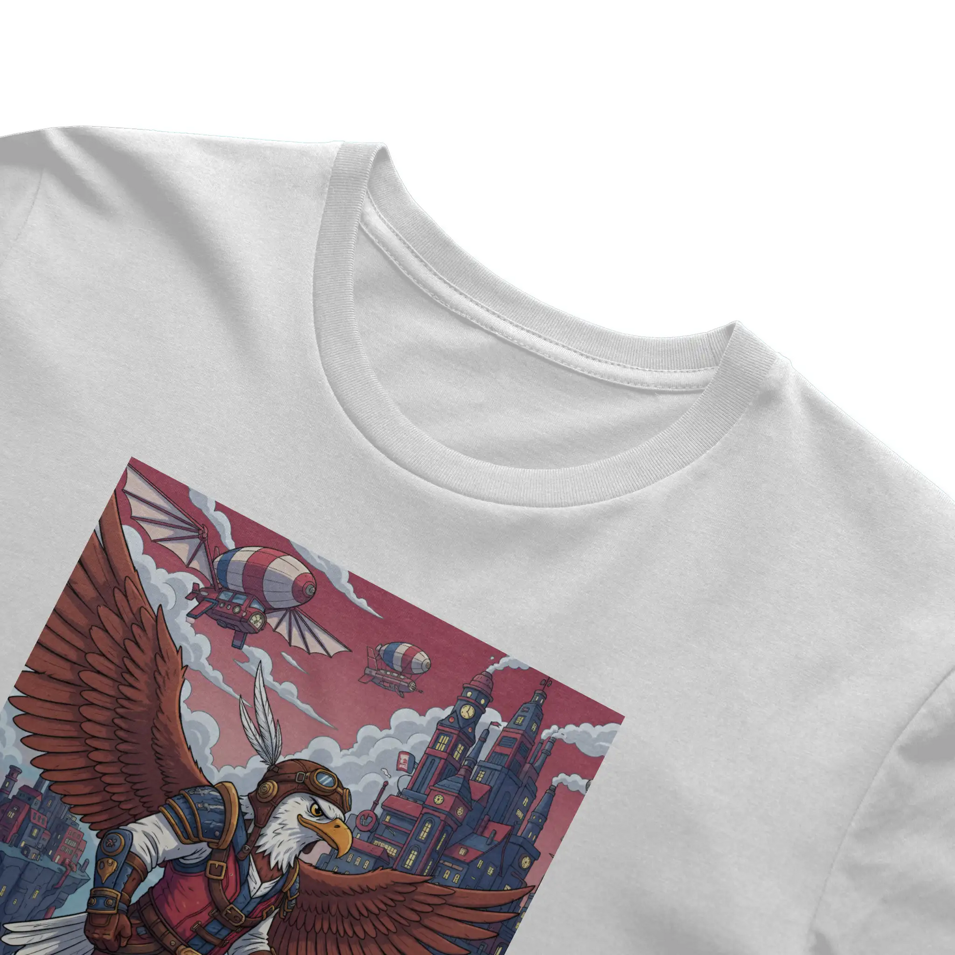 Steampunk Sky Captain Eagle - Wings up. Gears out. Sky’s yours.