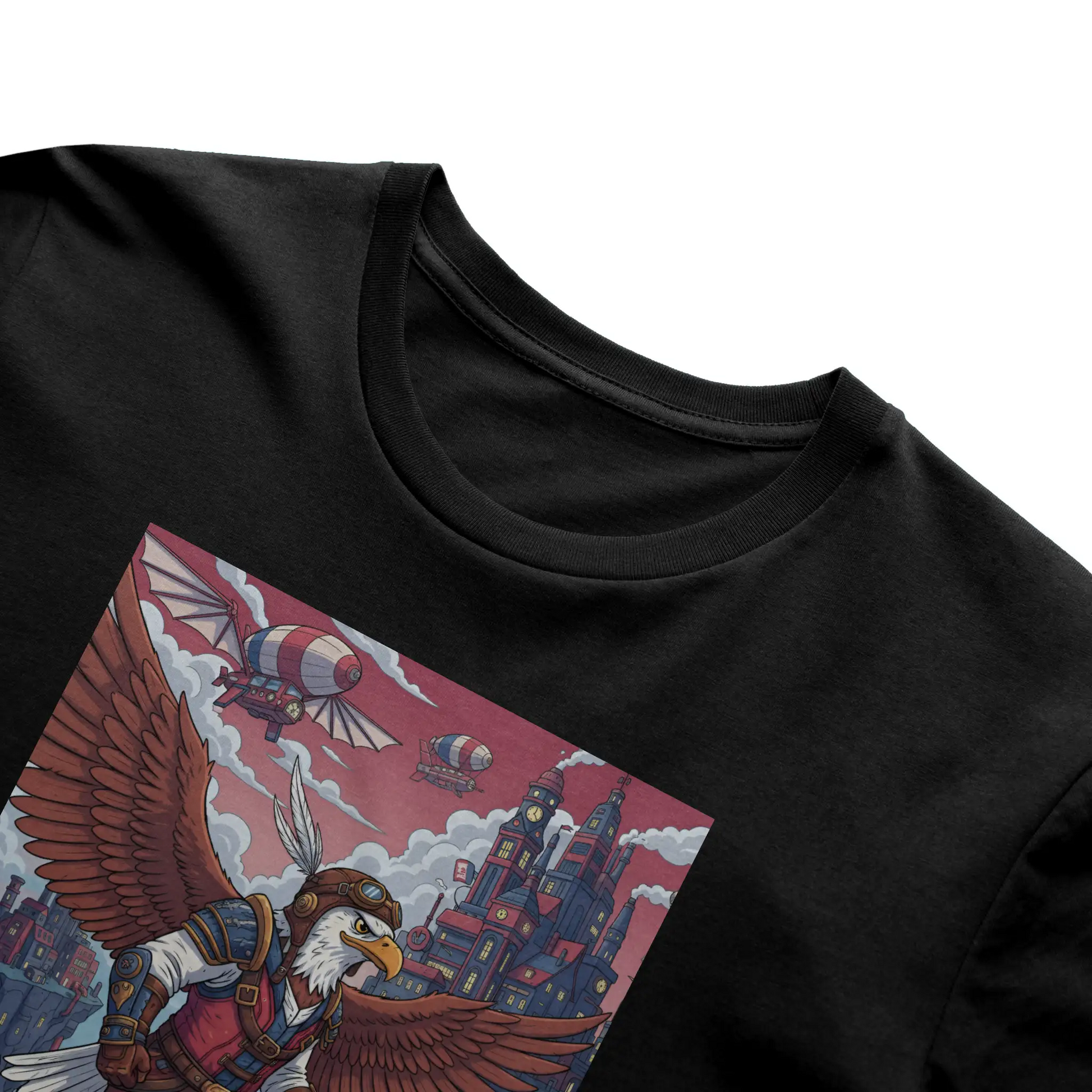 Steampunk Sky Captain Eagle - Wings up. Gears out. Sky’s yours.