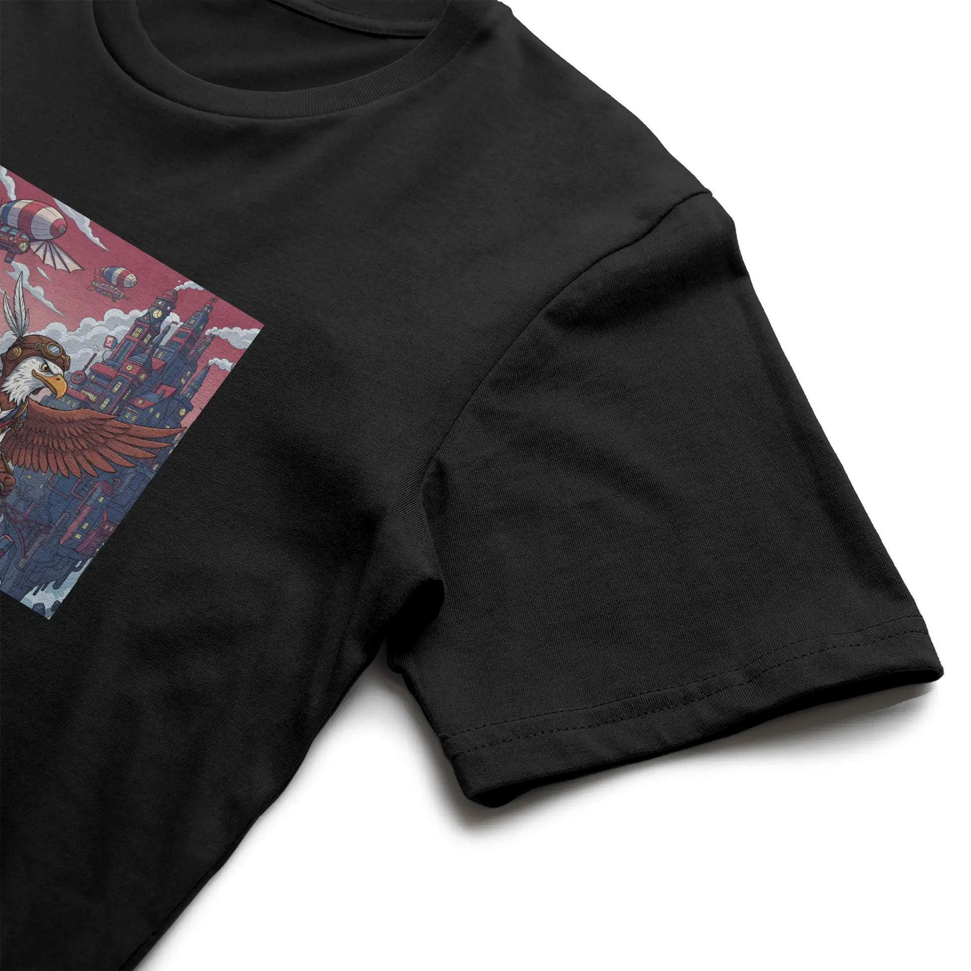 Steampunk Sky Captain Eagle - Wings up. Gears out. Sky’s yours.