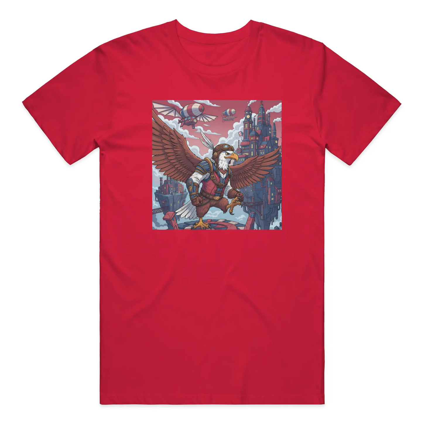 Steampunk Sky Captain Eagle - Wings up. Gears out. Sky’s yours.