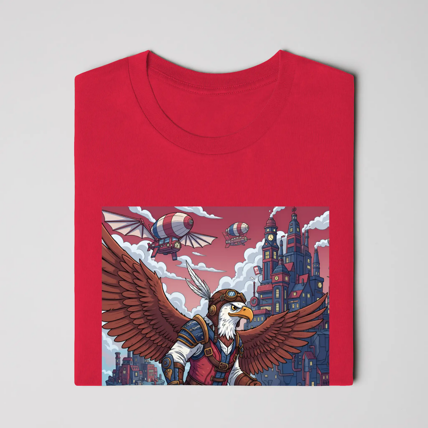 Steampunk Sky Captain Eagle - Wings up. Gears out. Sky’s yours.