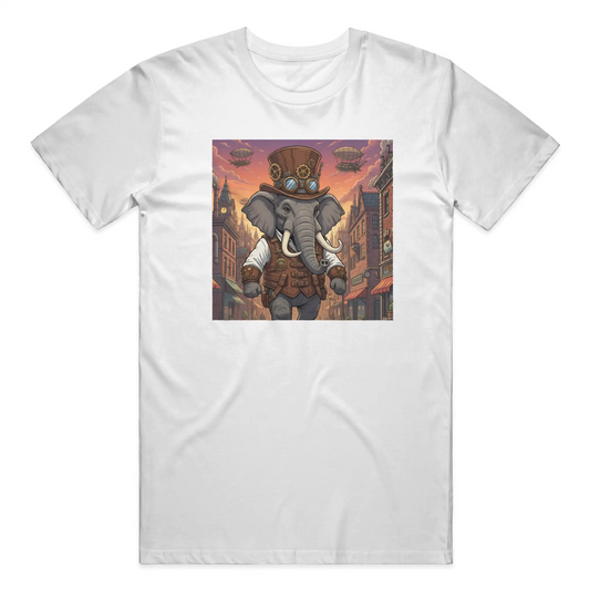 Steampunk Iron Tusks Elephant - Big style. Bigger tusks.