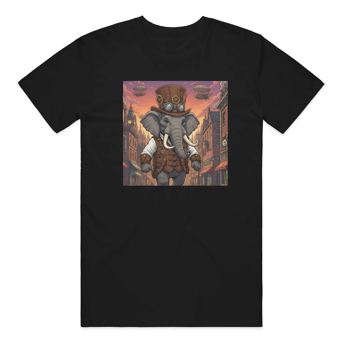 Steampunk Iron Tusks Elephant - Big style. Bigger tusks.