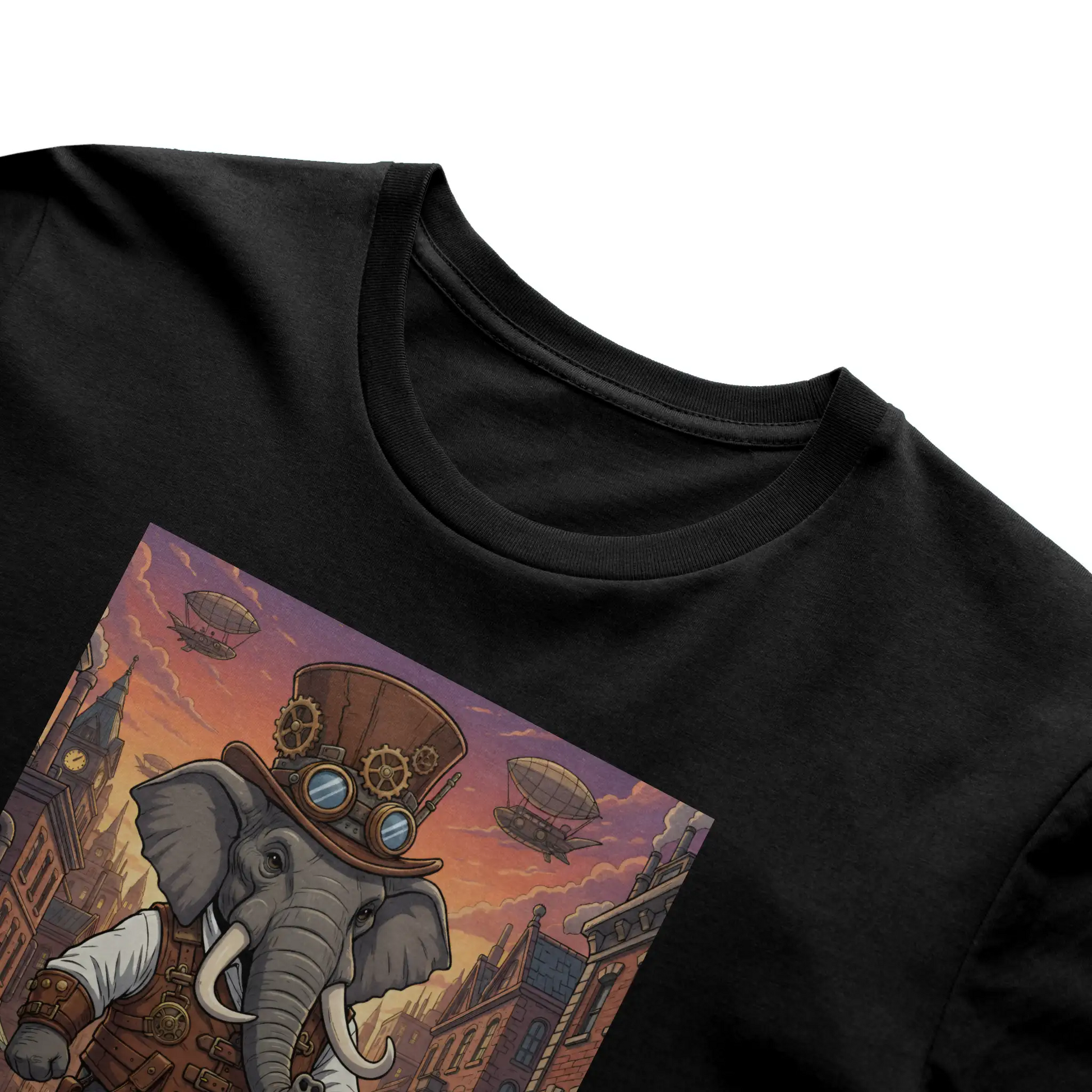 Steampunk Iron Tusks Elephant - Big style. Bigger tusks.
