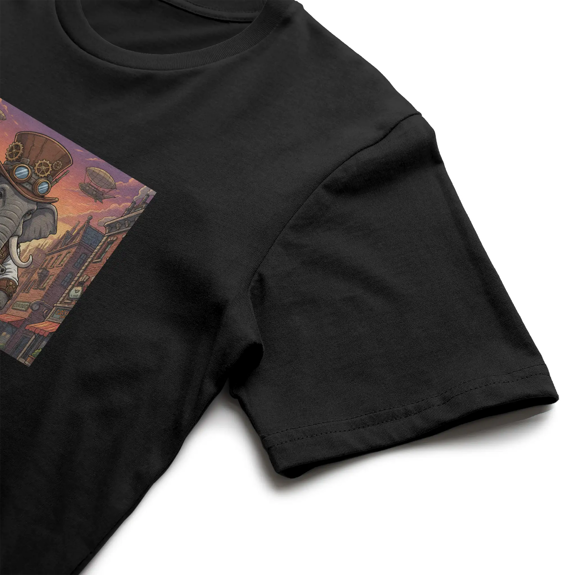 Steampunk Iron Tusks Elephant - Big style. Bigger tusks.