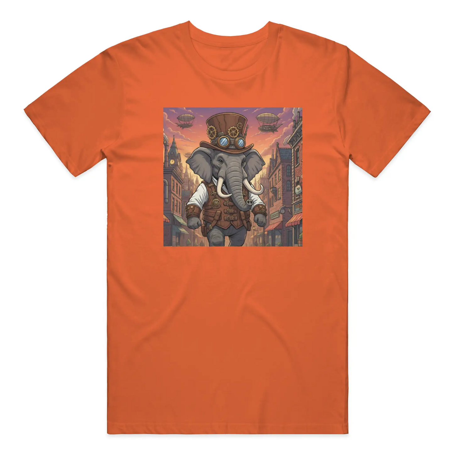 Steampunk Iron Tusks Elephant - Big style. Bigger tusks.