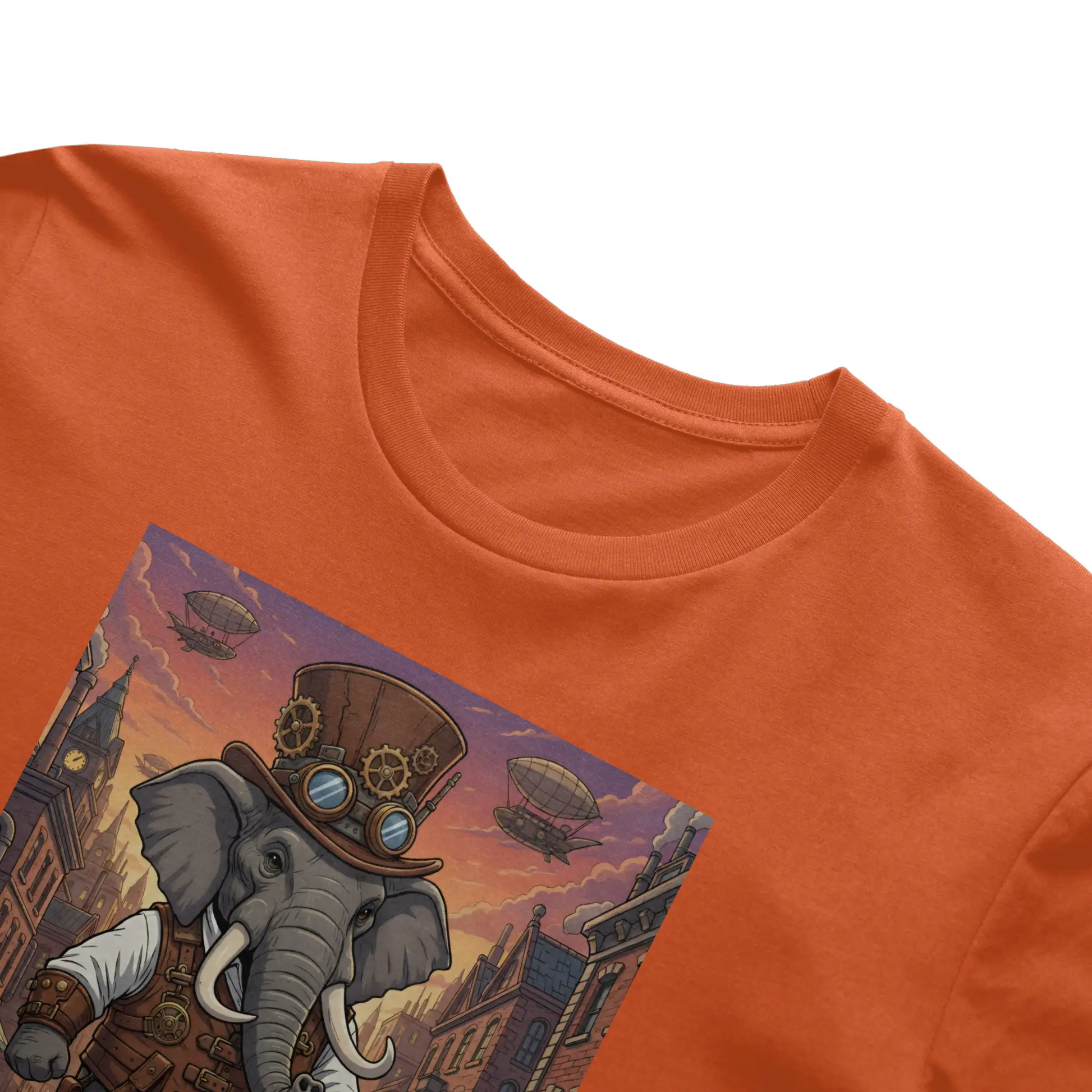 Steampunk Iron Tusks Elephant - Big style. Bigger tusks.
