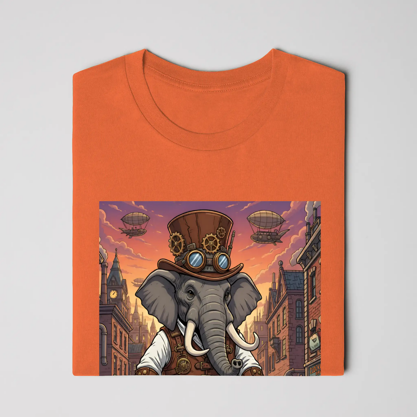 Steampunk Iron Tusks Elephant - Big style. Bigger tusks.