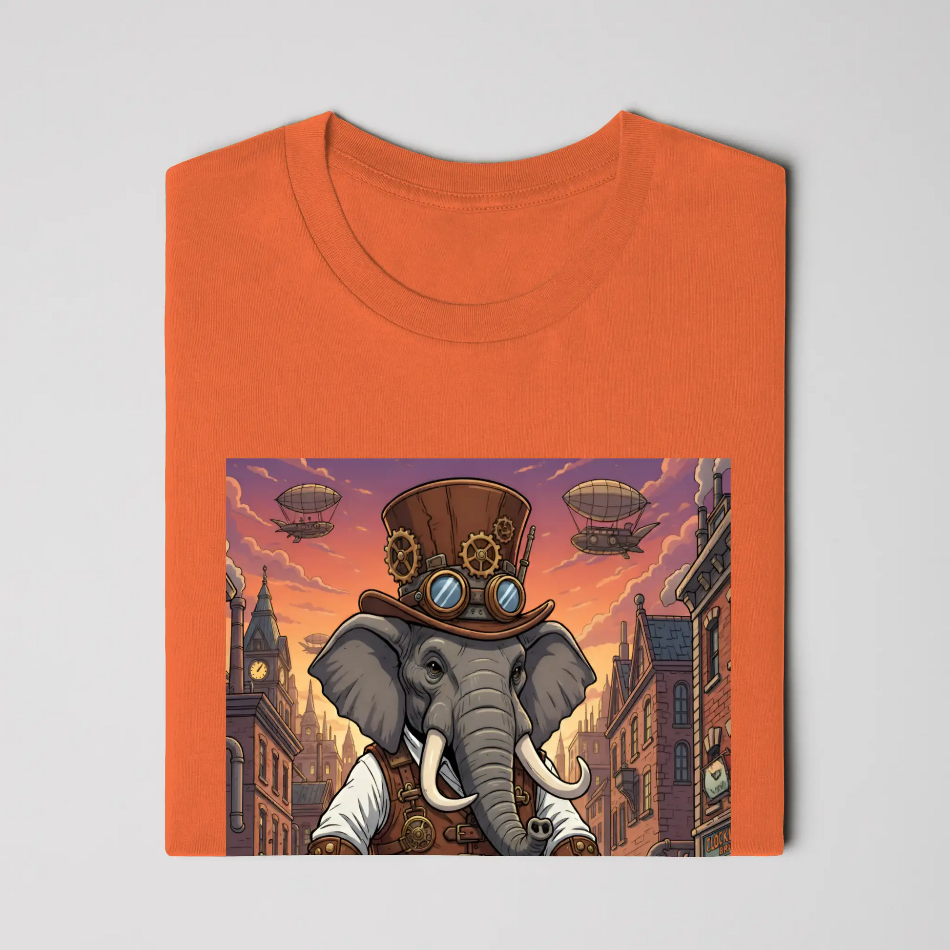 Steampunk Iron Tusks Elephant - Big style. Bigger tusks.