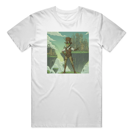 Steampunk Clockwork Grasshopper Adventurer - Gear up. Jump higher.