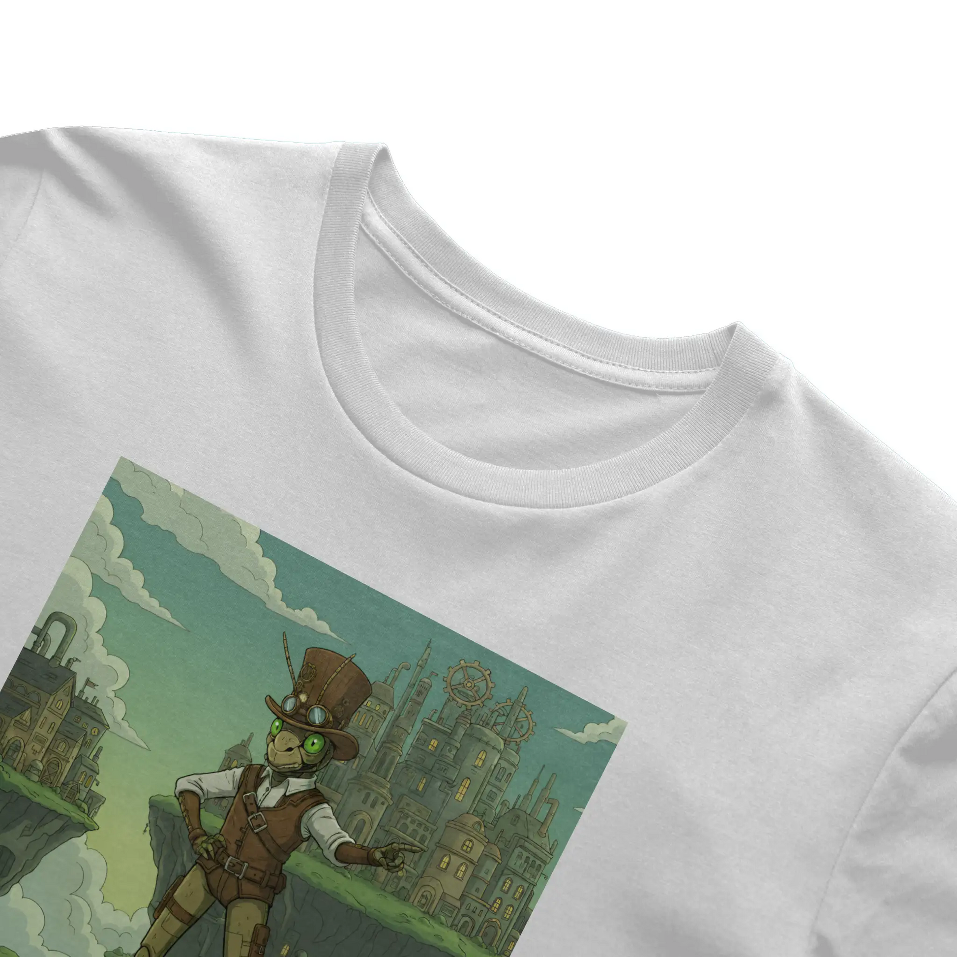 Steampunk Clockwork Grasshopper Adventurer - Gear up. Jump higher.
