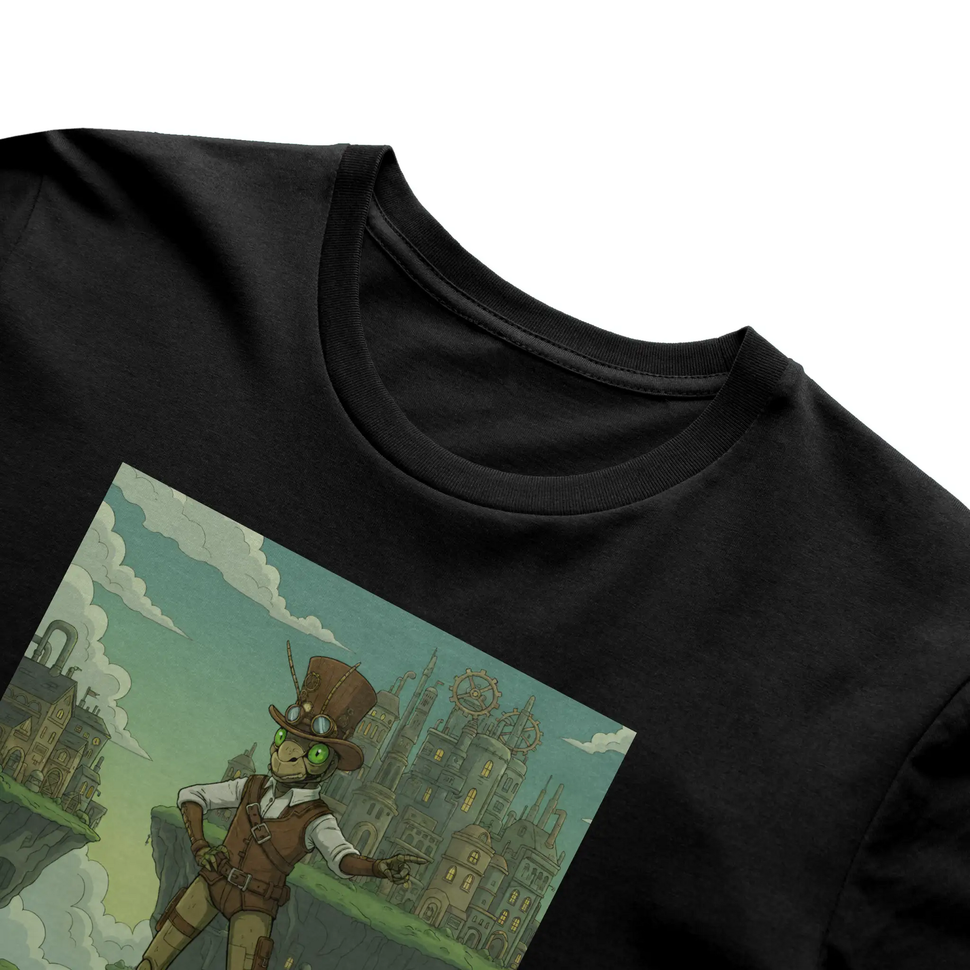 Steampunk Clockwork Grasshopper Adventurer - Gear up. Jump higher.