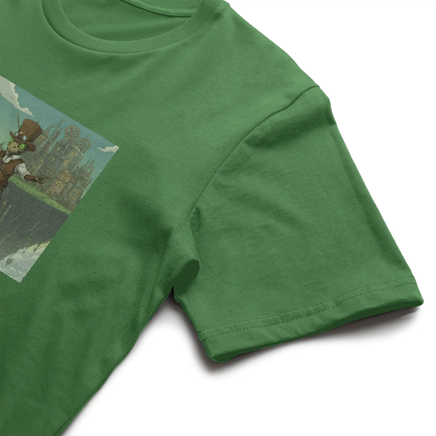 Steampunk Clockwork Grasshopper Adventurer - Gear up. Jump higher.