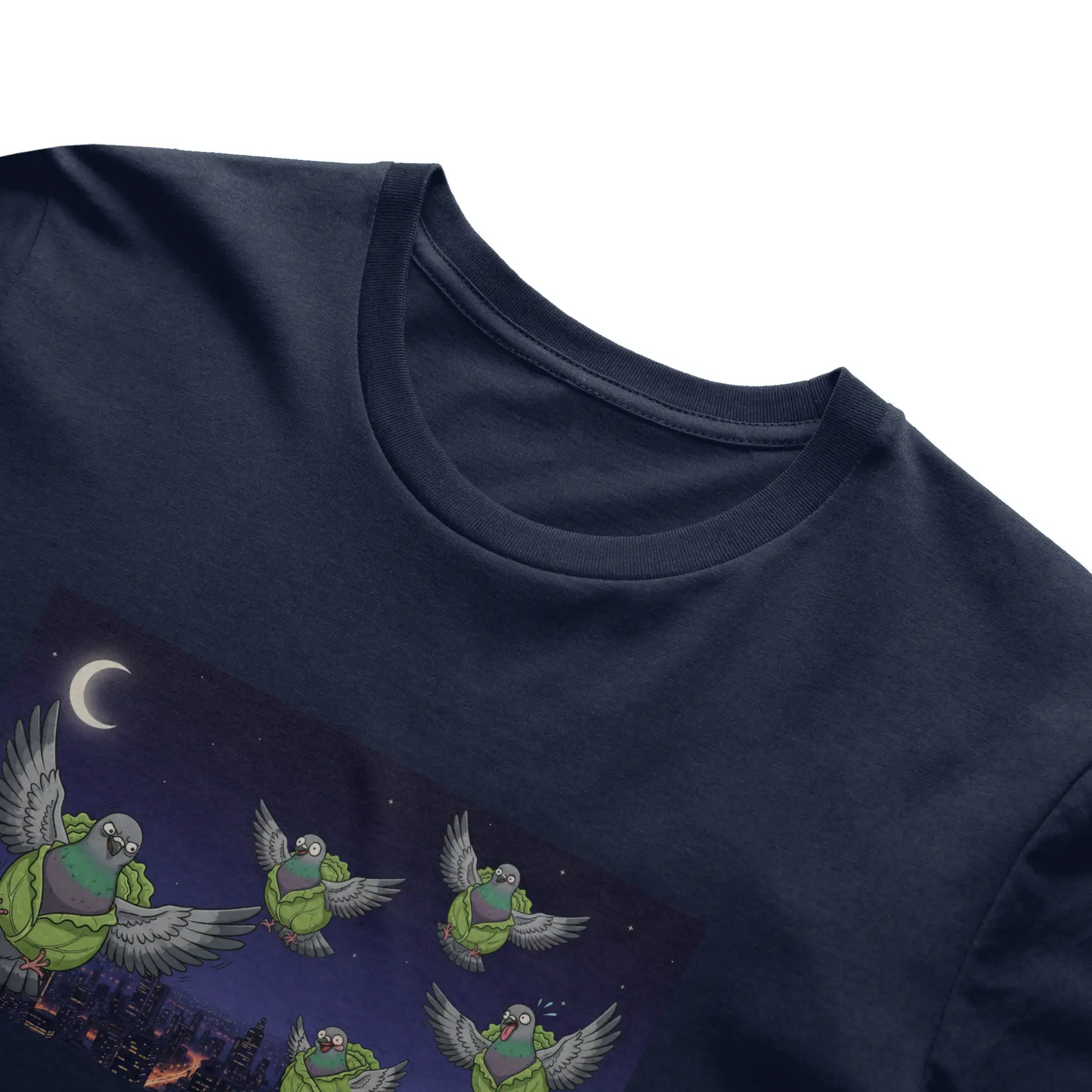 Snackimals Cabbage Pigeon Nights Tee - Stay fresh. Fly weird.