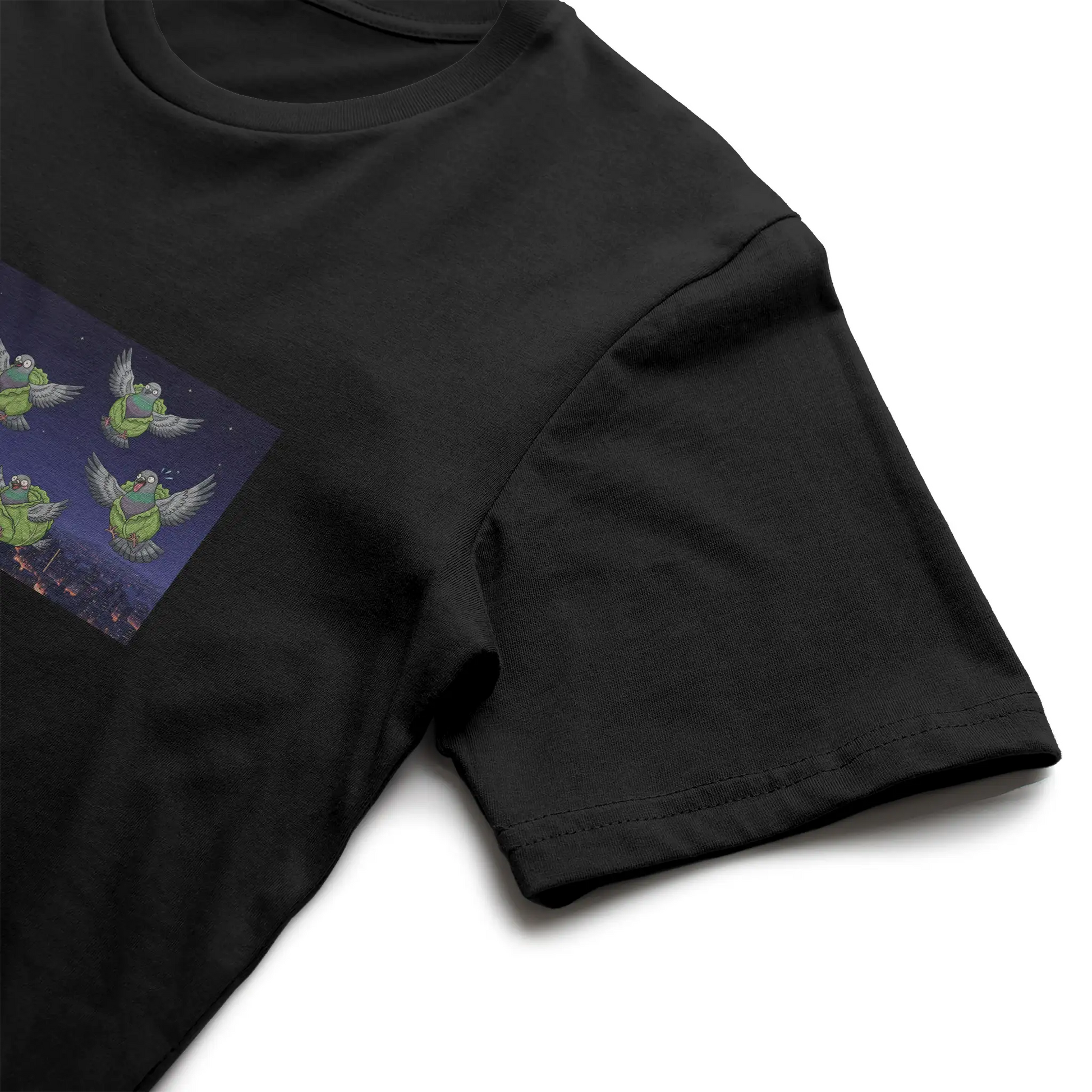 Snackimals Cabbage Pigeon Nights Tee - Stay fresh. Fly weird.