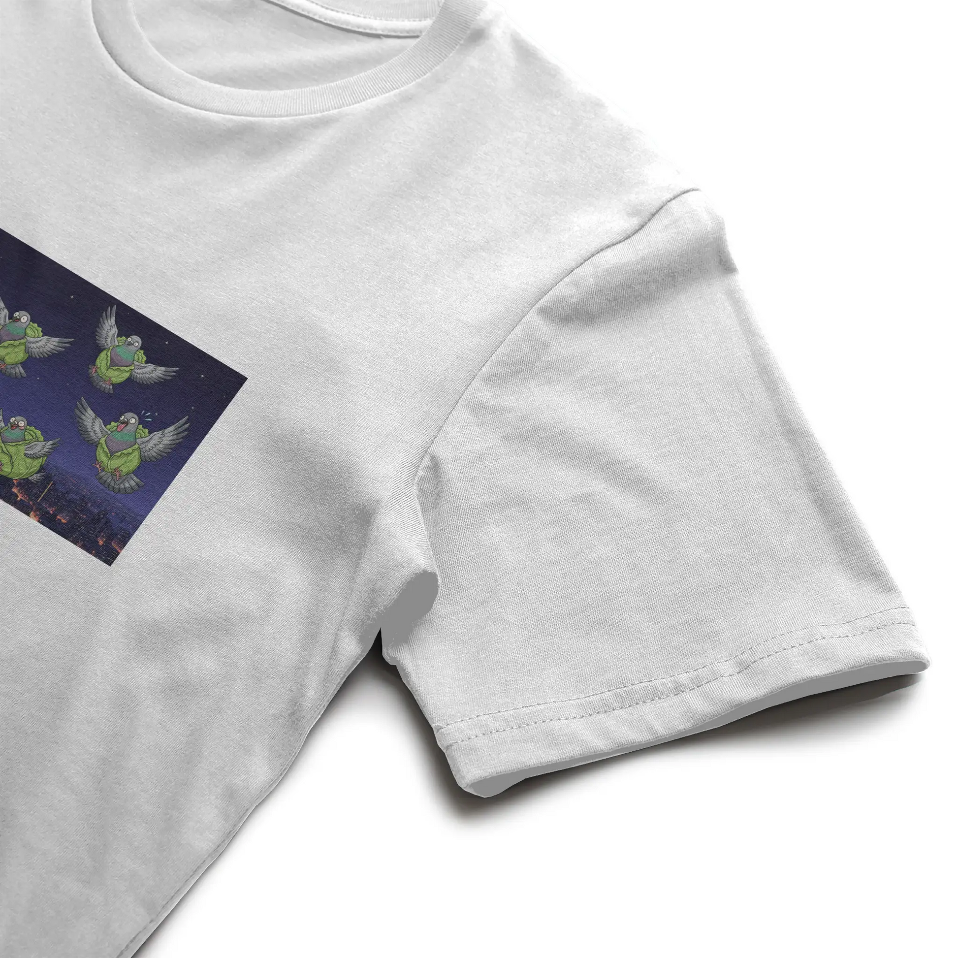 Snackimals Cabbage Pigeon Nights Tee - Stay fresh. Fly weird.