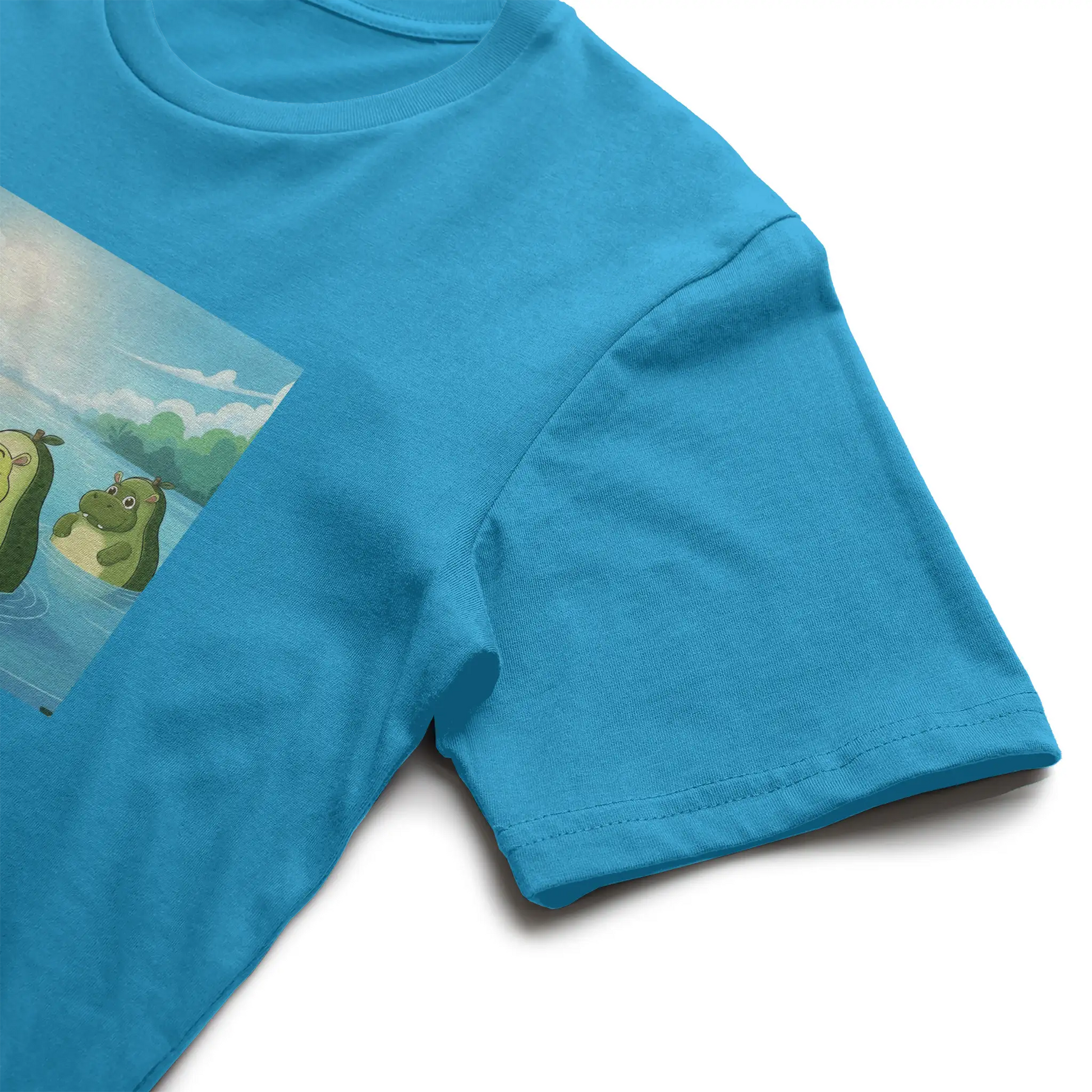 Snackimals Avocado Hippo Splash Tee - Float fresh, live ripe.