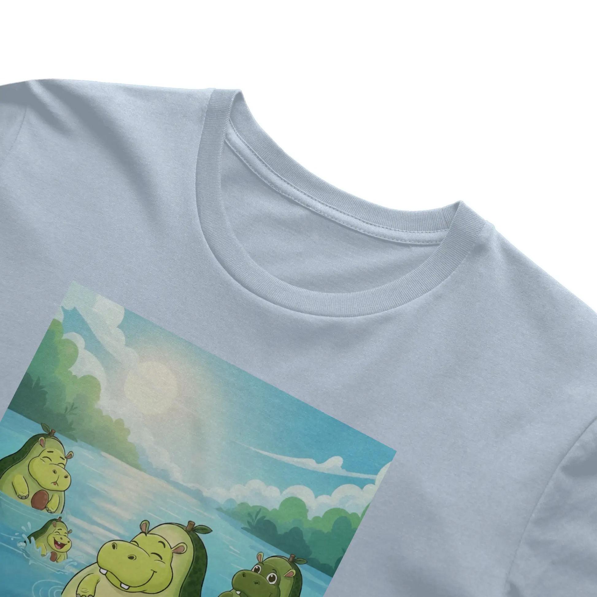 Snackimals Avocado Hippo Splash Tee - Float fresh, live ripe.