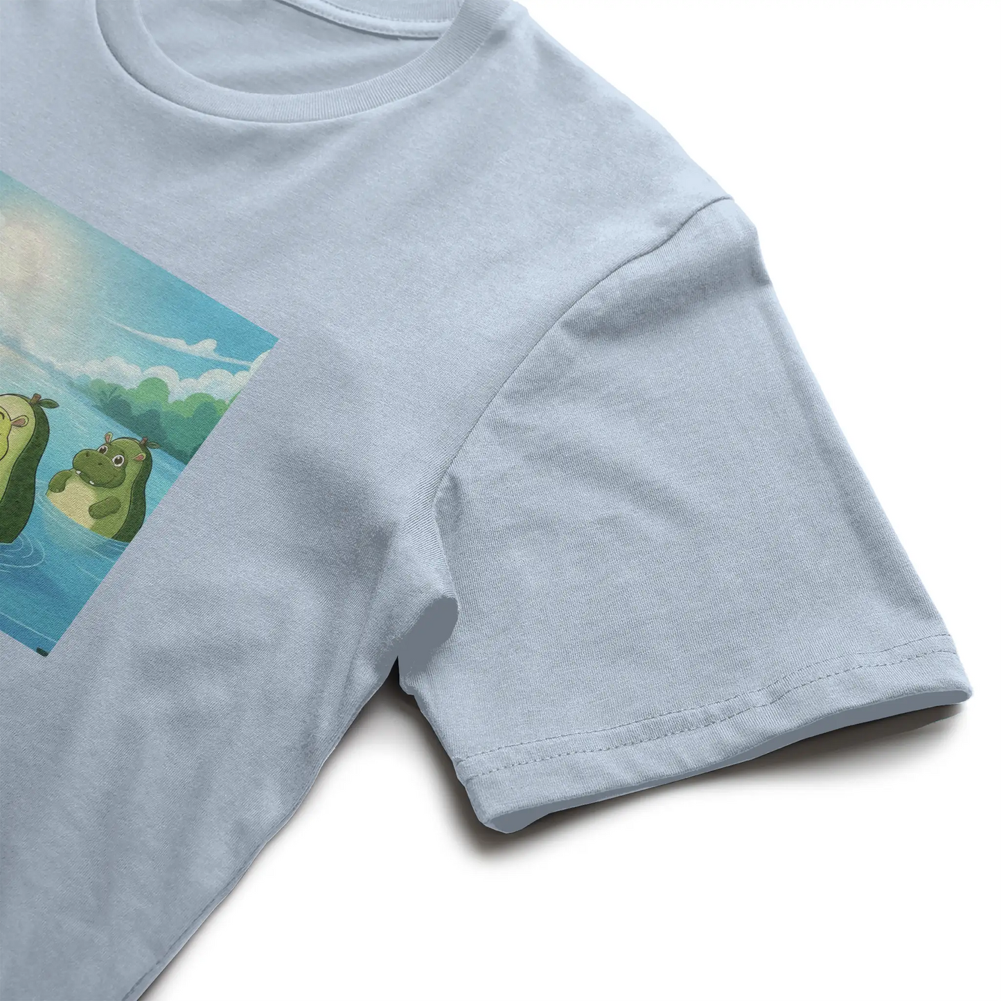 Snackimals Avocado Hippo Splash Tee - Float fresh, live ripe.