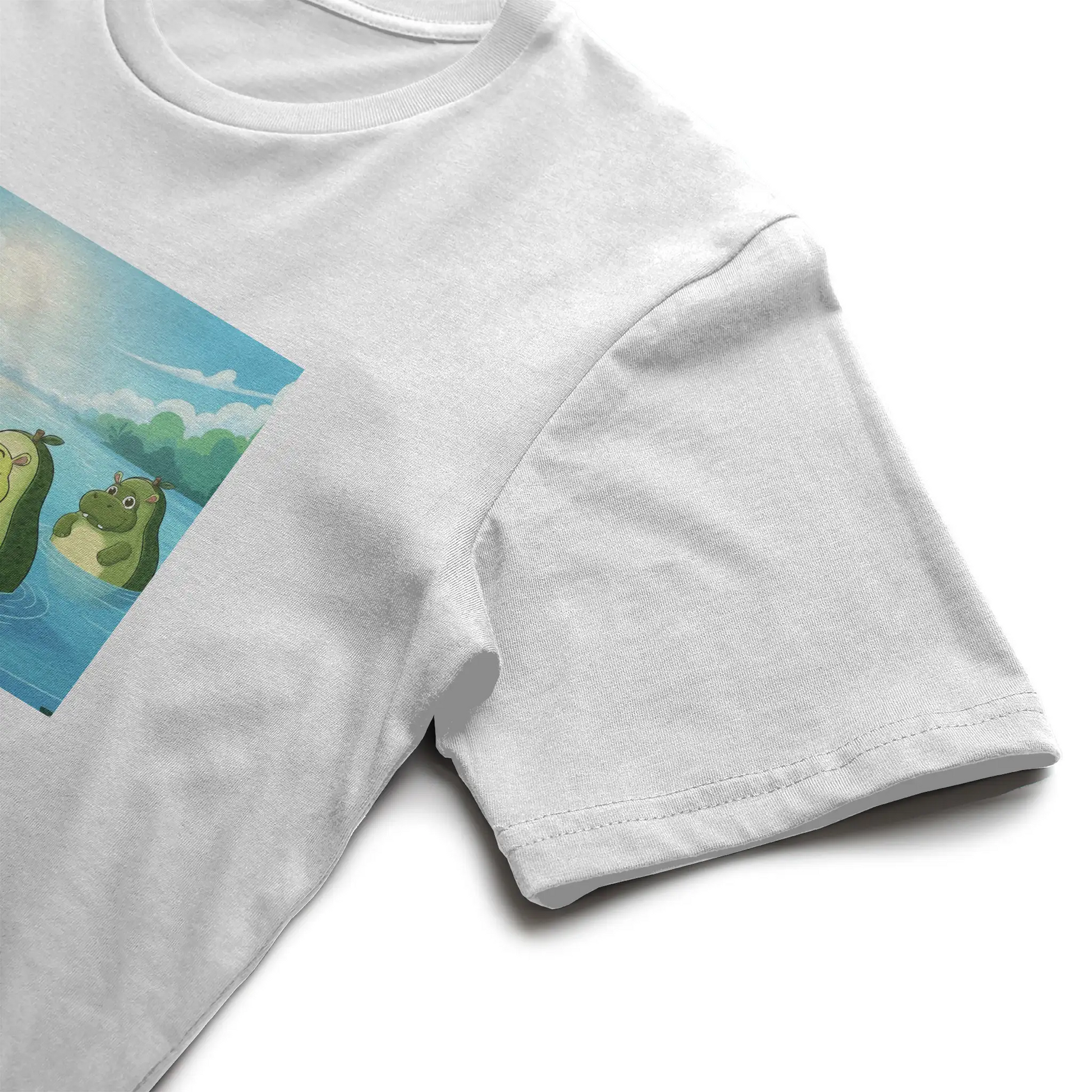 Snackimals Avocado Hippo Splash Tee - Float fresh, live ripe.