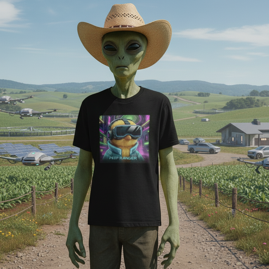 Peep Ranger - Wear it like you’re the final boss of the coop.